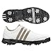 Adidas 2009 Men's Golflite Tour Wide Golf Shoe - Running White/Khaki - 737894