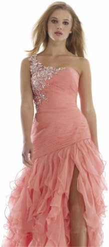 Passat Women's Long Sleeve Open Back Gown Size US8 Color Pink