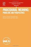 Procedural meaning : problems and perspectives