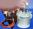 2-1/4 Gallons Paint Tank W / Spray Gun
