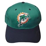 NFL MIAMI DOLPHINS SNAP BACK OLD SCHOOL HAT CAP TWILL
