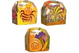 Bugs n Slugs Design Party Food Boxes - pack of 30