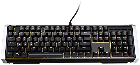 Kumiba K612 Orange LED Backlit Wired Mechanical Gaming Keyboard with Cherry MX Brown(Black)