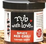 Rub with Love Spicy Red Chili Teriyaki Sauce 16 Oz
