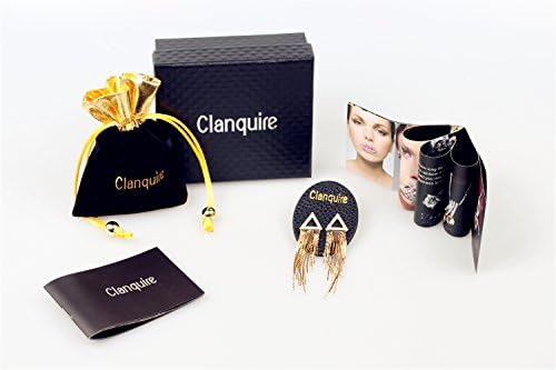 Clanquire Modernistic Triangular Stud Earrings 2015 Autumn Fashion Jewelry