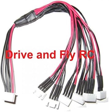 JST-XH 3S Parallel Balance Adapter Extension Charge up to 6 batteries at once