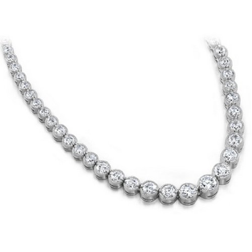 10.00 ctw Diamond Necklace 14k Gold H SI2 Picture