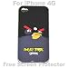 Angry Birds Case Hard Case Cover for Iphone 4g -H + Free Screen Protector