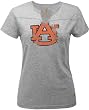 Auburn Tigers -Women's- Axis Distressed Print Slit Neck Tee