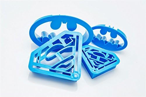 Cake Cutter 1 Set Spring Press Batman Superman Cookie Supplies Family Baking Biscuit Plastic Cake Decorations Mold Fondant Tools by VAMANI