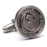Phoenix Manhole Man Hole Cover Cufflinks Cuff Links