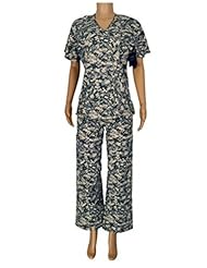Apparel: Official U.S. Army Fashion Medical 2-Piece Scrub Set Top and Pants, Work Safety (XL, Camouflage)