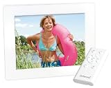Produkt-Bild: Intenso Photoangel Digitaler Bilderrahmen (20,3cm (8 Zoll) Display, SD/SDHC/MMC/MS Slot, 4:3 oder 16:9, Fernbedienung) Slim-Design