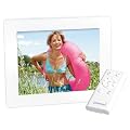 Intenso Photoangel Digitaler Bilderrahmen (20,3cm (8 Zoll) Display, SD/SDHC/MMC/MS Slot, 4:3 oder 16:9, Fernbedienung) Slim-Design