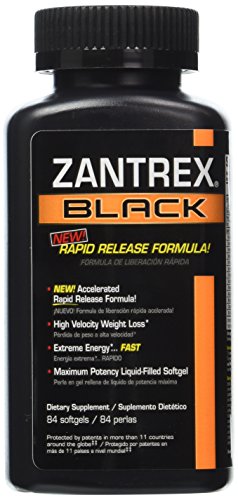 Zantrex-3 Black Rapid Release 84 Soft Gels - 1 Bottle
