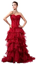 Ruched Charmeuse/Organza/Satin Sweetheart Sleeveless Prom Dress 