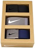 Nike Golf Mens Tech Essentials 3 Pack Belt Gift Set