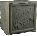 Authentic Traditional Savon de Marseille Olive Cube 300g - Handcrafted pure olive oil French soap