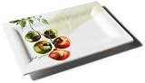 Pinzon Tomato 17-by-9-Inch Serving Plate