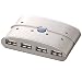 バッファローコクヨサプライ Arvel USB2.0対応 4ポートハブ 切替付シルバーメタリック H423SMT