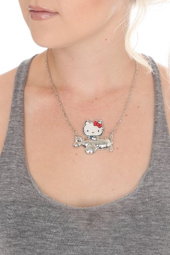 Hello Kitty Classic Plane Necklace