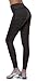 Aenlley Women's Activewear Yoga Pants High Rise Workout Gym Spanx Tights leggings Color Black Grey Size L