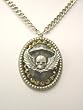 Winged Skull Rocker Pendant Unisex Rocker Jewelry Gasoline Glamour Biker Necklace