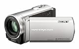 Sony DCR-SX73ES Camcorder (Flash, 25 fach optischer Zoom, 6,9 cm (2,7 Zoll) Display, Exmor R Sensor, 16 GB interner Speicher, Touchscreen) silber