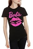 Barbie Pink Logo Lips Girls T-Shirt
