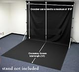 Chromakey Black Muslin Screen 9'x15'
