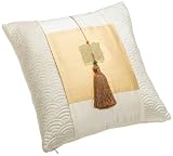 Natori Double Happiness 18 by 18-Inch Quilted Square Decorative Pillow