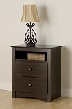Prepac Fremont Espresso Tall Night Table