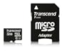 Transcend 32GB MicroSDHC Class10 UHS-1 Memory Card with Adapter 45 MB/s (TS32GUSDU1E)