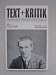 Search : Bertolt Brecht II Sonderband Aus Der Reihe: Text + Kritik