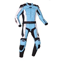 Motorrad Lederkombi 2tlg. MBW EASY RIDER Sky Blue