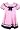 Rare Editions Baby Girls Fall/Winter Pink with Blue Polka Dot Dress-12 Months