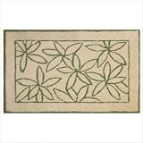 Accent Florina Olive Green Novelty Rug Size: 1'9 x 2'9 by 