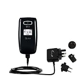 International Wall / AC Charger for the LG CE110 - Gomadic Brand w/ TipExchange Technology