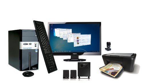 Hyrican SET00396 Desktop-PC (Intel Core 2 Duo E7500 2,9GHz, 4GB RAM, 1000GB HDD, ATI Radeo im Preisvergleich 
