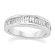 Platinum Diamond Wedding/Anniversary Band - 1.00 Ct.