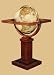 16" Globe - Frank Lloyd Wright Inspired (Antique) (39"H x 22.25"W x 22.25"D)