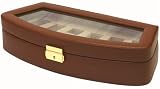 Watch Storage Box Leather Case For 6 Watches
