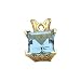 14K Yellow Gold Genuine Swiss Blue Topaz Scroll Pendant