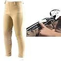 On Course Cotton Natural Kids Adjustable Waist Cuff Jodhpurs