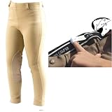 On Course Cotton Naturals Kids Adjustable Waist Cuff Jodhpurs