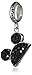 Disney Stainless Steel Mickey Crystal Dangle 