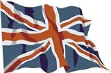 PEMA Autoaufkleber Fahne A-LS188 United Kingdom - Vereinigtes Königreich10 cm farbig / bunt Produktbild