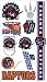 Set of 6 Sheets of Toronto Raptors Temporary Tattoos