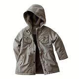 Girl's hooded parka