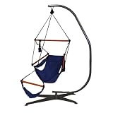 Hammaka Hammocks Suelo Stand/Wood Chair Combo - Midnight Blue